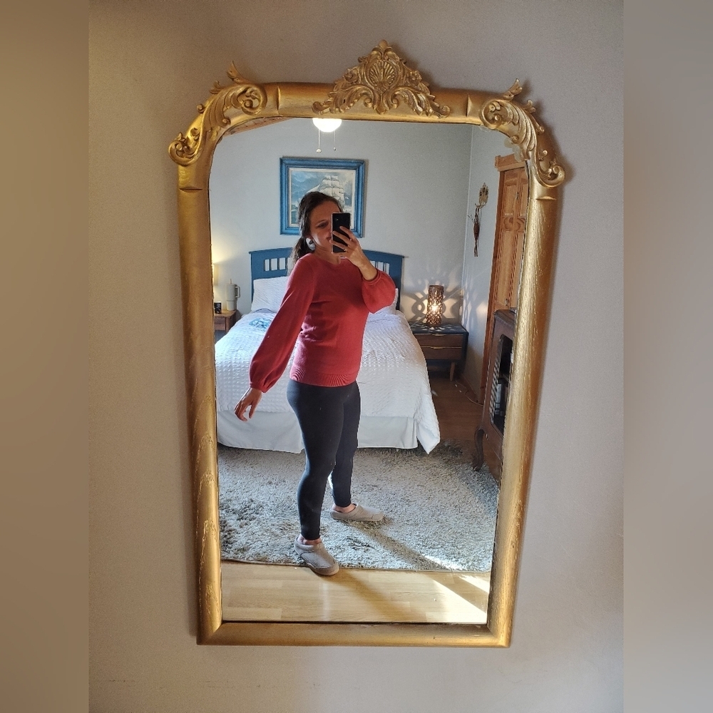 Banana Republic Womens Knit Red Baloon Sleeves Sweater - Picture 7 of 7